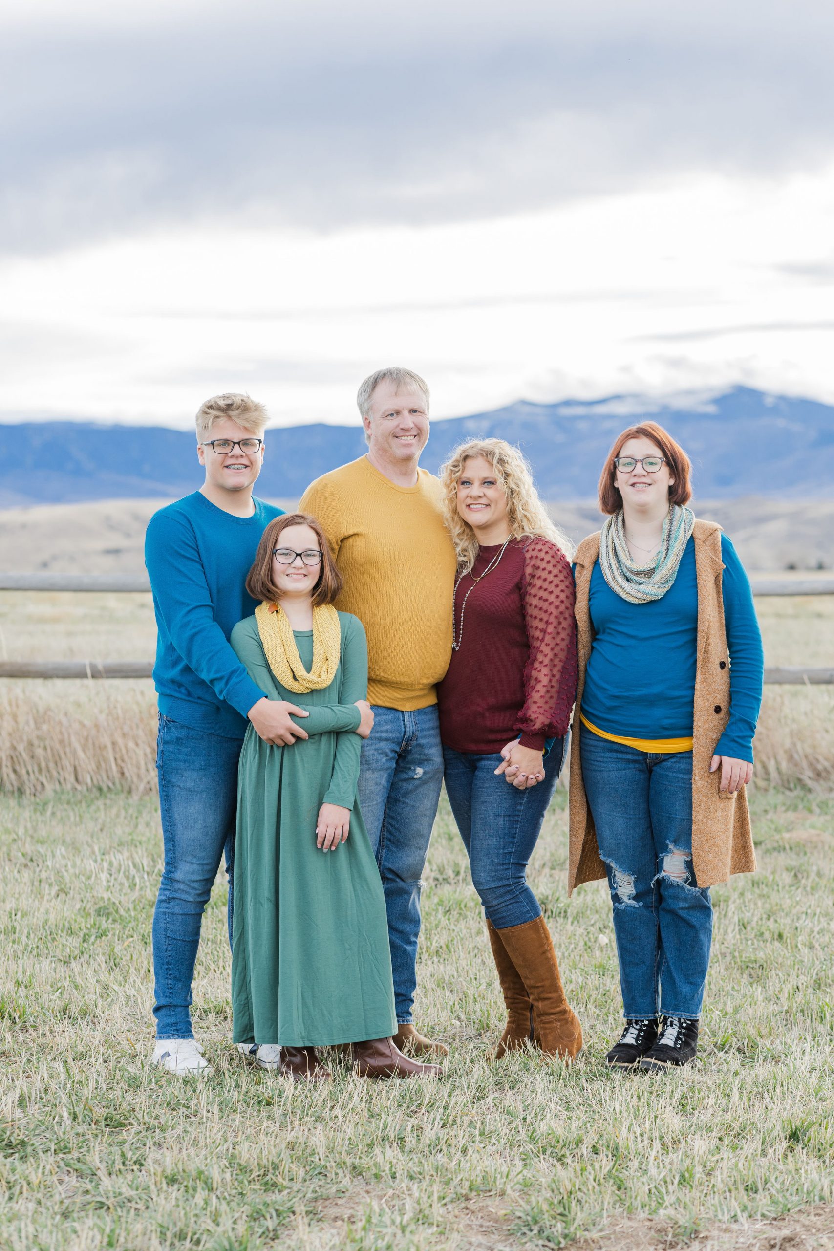 L-R Mazie, Jon, Jayden, Betsy, Simon